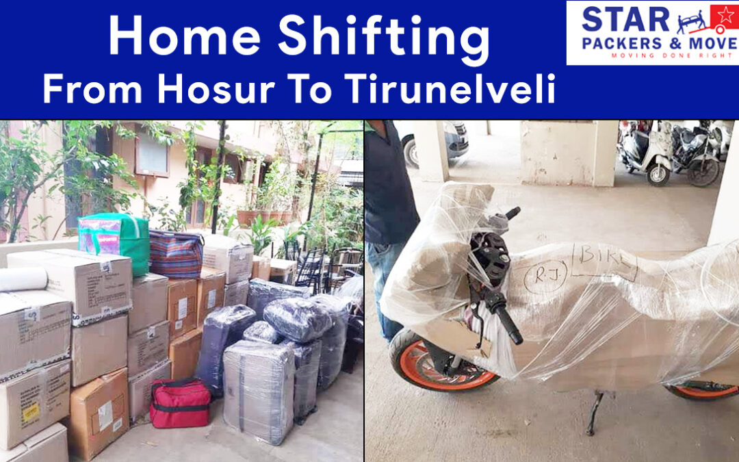 Hosur To Tirunelveli Home Shifting Service